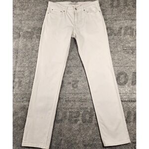 Calvin Klein Jeans  Mens 34x32  White Slim Straight Fit